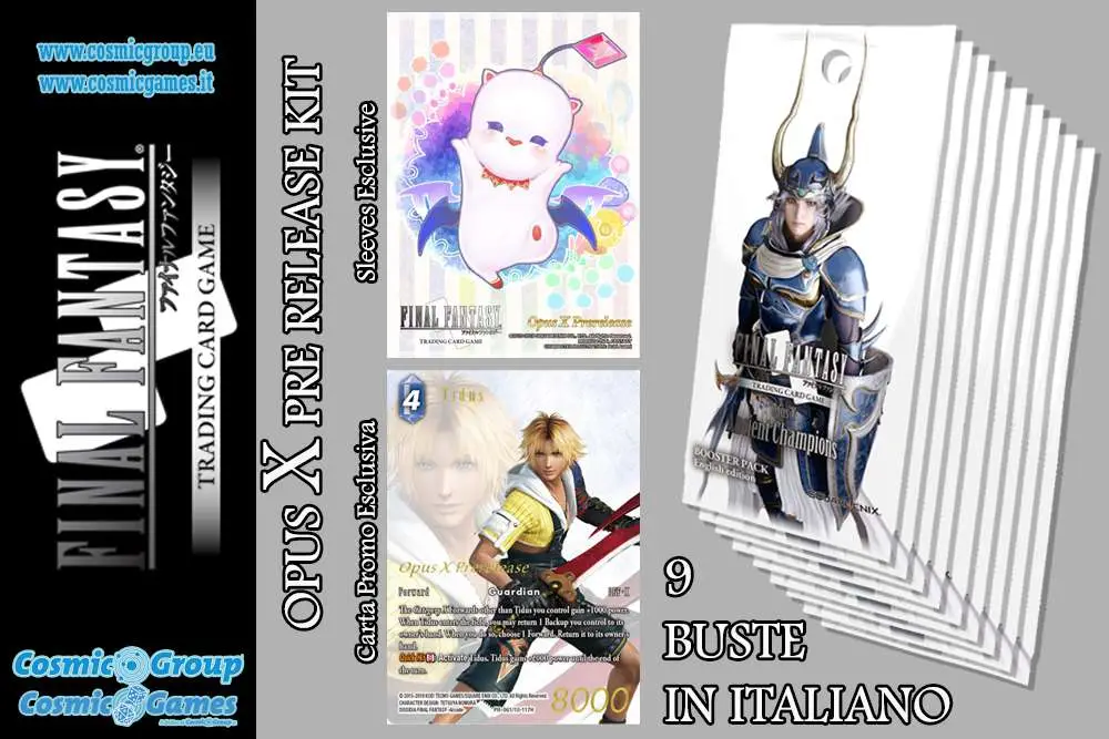 Figurine fftcg opus x pre release kit